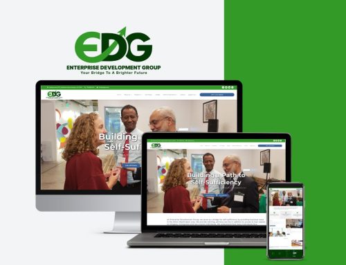 EDG: New Website, Logo Design & Social Media