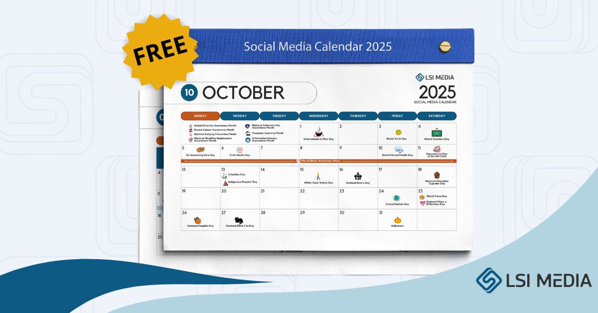 October 2025 Free Calendar