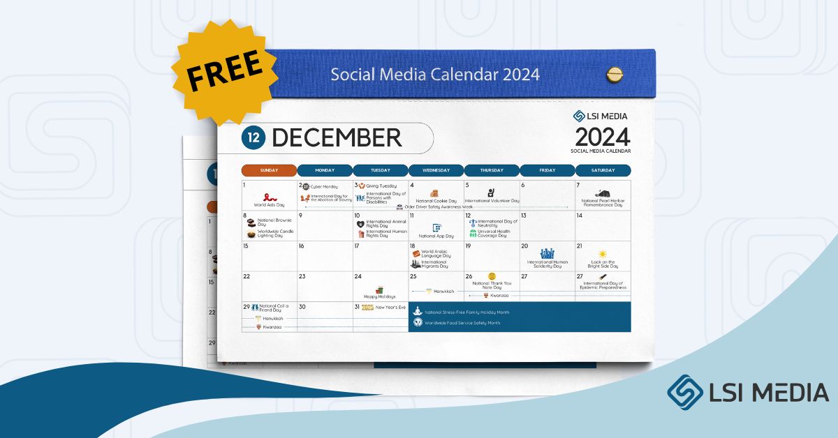 Jingle All the Way to Engagement: Your December 2024 Social Media Calendar  